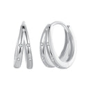 925 Sterling Silver Pavé Setting CZ Earrings for Women-3