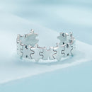 925 Sterling Silver Oxidized 6mm Ring-3