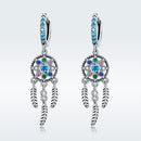 925 Sterling Silver Oxidized Silver Pavé CZ Earrings for Women, Size: 4*1 cm-4