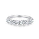925 Sterling Silver Plated Moissanite Ring Size 5 for Women-3