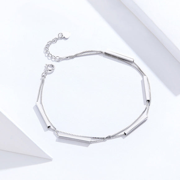 925 Sterling Silver Bracelet 20cm for Women