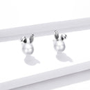 925 Sterling Silver Earrings with Quality Shell Pearl-5