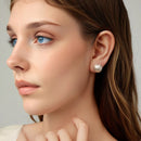925 Sterling Silver 1.4cm White Gold Plated Earrings-7