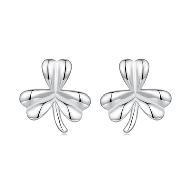925 Sterling Silver White Gold Plated 0.7cm Earrings for Women