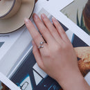 S925 Sterling Silver Pavé Setting CZ Ring for Women-4