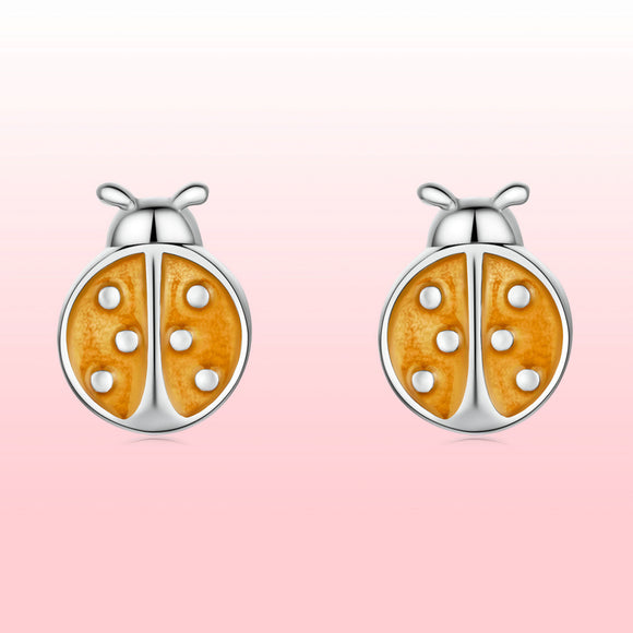 S925 Sterling Silver Enamel Earrings for Women