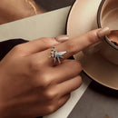 925 Sterling Silver Oxidized Silver Pendant for Women-6