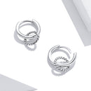 925 Sterling Silver & Oxidized Silver Earrings for Women-2