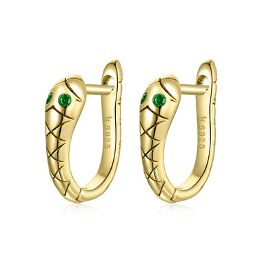 925 Sterling Silver Plated Platinum CZ Earrings for Women