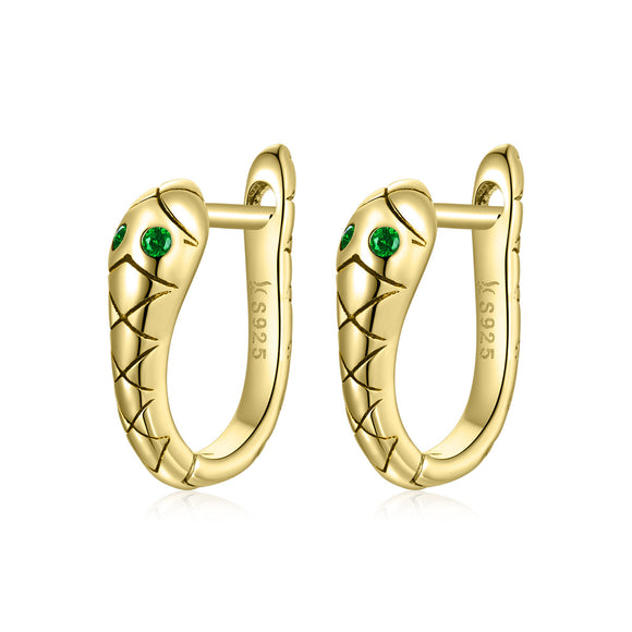 925 Sterling Silver Plated Platinum CZ Earrings for Women