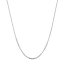 925 Sterling Silver Platinum Plated 45cm Chain Length Necklace for Women-2