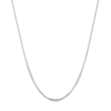 925 Sterling Silver Platinum Plated 45cm Chain Length Necklace for Women - 0