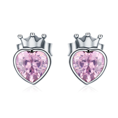925 Sterling Silver Oxidized Pavé Setting CZ Earrings