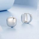 925 Sterling Silver Plated White Gold 10mm Earrings for Women-4