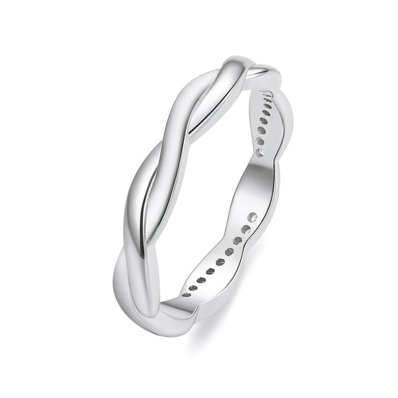 925 Sterling Silver Pavé Setting CZ Ring