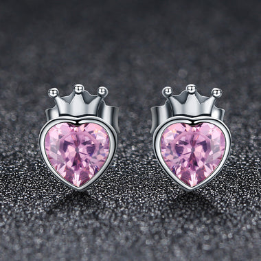 925 Sterling Silver Oxidized Pavé Setting CZ Earrings - 0