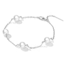 925 Sterling Silver Adjustable Pearl Bracelet for Women-4