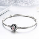 925 Sterling Silver Bracelet 18CM for Women-5
