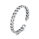 925 Sterling Silver Oxidized Silver Ring for Women-1