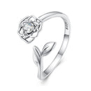 S925 Sterling Silver Pavé Setting CZ Ring for Women-1