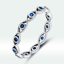 925 Sterling Silver Oxidized CZ Pavé Setting Ring Size 6.0 for Women-2