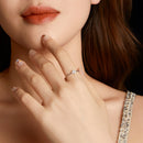 925 Sterling Silver Moissanite Size 6 Ring for Women-6