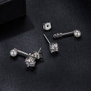 925 Sterling Silver 0.50 Carat Moissanite Earrings for Women-4