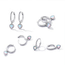 S925 Sterling Silver Translucent Opal Earrings-3