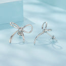 925 Sterling Silver Earrings in Oxidized Finish - Size 1.7*1.8cm for Women-4