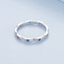 925 Sterling Silver Pavé Setting CZ Ring Size 6.0 for Women-4