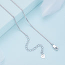 925 Sterling Silver Platinum Plated 45cm Chain Length Necklace for Women-6