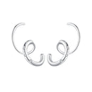 925 Sterling Silver CZ Pavé Earrings for Women-1