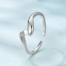 925 Sterling Silver White Gold Plated Ring for Women-5