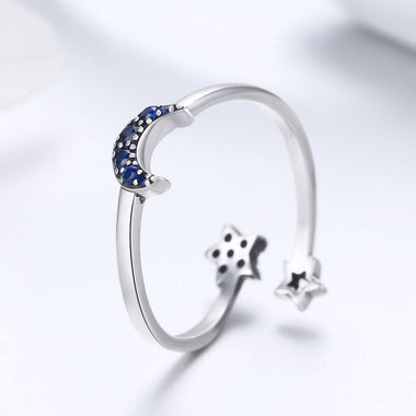925 Sterling Silver Adjustable Ring, 0.2cm Width, Size 1.1*0.7cm, Women - 0