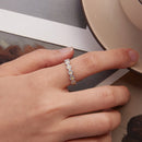 925 Sterling Silver Ring for Women - Style E, 0.4cm Width-5