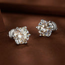 S925 Sterling Silver 2.00 Carat Moissanite Earrings for Women-7
