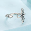 925 Sterling Silver Oxidized Silver Pavé Setting CZ Rings for Women-3