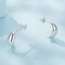 925 Sterling Silver Earrings, Size 10*5mm - Oxidized Silver for Women-7