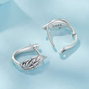 925 Sterling Silver Earrings with Oxidized Finish, 1.3x0.5cm for Women-7