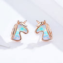 925 Sterling Silver Opal Earrings for Women-2