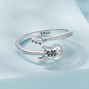 925 Sterling Silver 1.8mm Ring with Pavé Setting CZ for Women-4