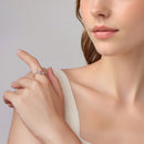 925 Sterling Silver Oxidized Silver Bird Ring for Women - 0.14cm Width, 0.7cm Bird Size-5