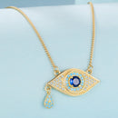 925 Sterling Silver Pavé CZ Pendant Necklace for Women - 40+5cm Length, 2x1cm Pendant-6