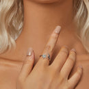 925 Sterling Silver & Opal Ring for Women-9