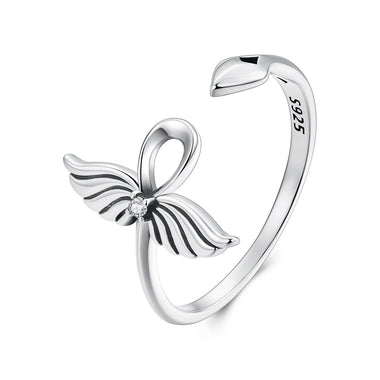 925 Sterling Silver Oxidized Silver Pavé Setting CZ Rings for Women