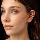 925 Sterling Silver Earrings with Moissanite and Freshwater Pearl for Women, 1.2*1.7cm, White Gold Plated-7