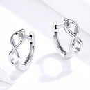 925 Sterling Silver Earrings - 1.2*0.4cm, Platinum Plated for Women-3