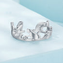 925 Sterling Silver Pavé Setting CZ Ring - Width 1.5-6.5mm for Women-6