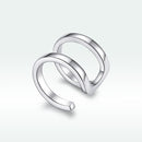 925 Sterling Silver Earrings 1.2*0.8cm with Platinum Plating for Women-4