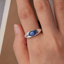925 Sterling Silver Kyanite Ring for Women-4